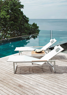 NINIX - Square teak garden side table by Royal Botania - view 3